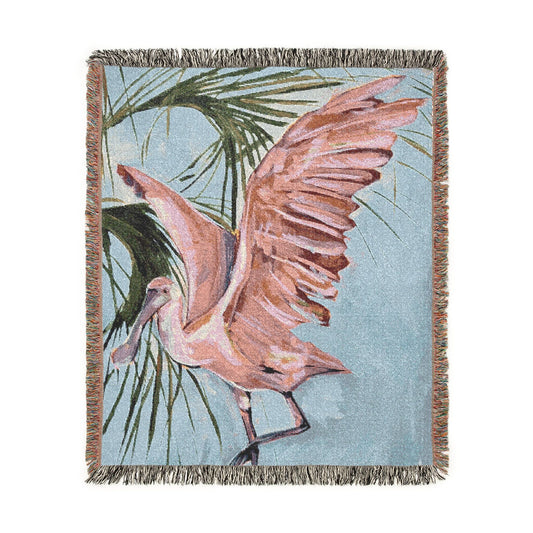 Love Bird Woven Blanket